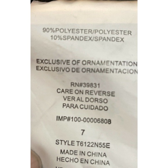 JOLT Misses 7 Black Faux Suede Fringed Skirt NWT - Picture 4 of 5